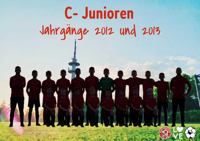 Mannschaftsfoto C-Junioren des Senftenberger FC ’08